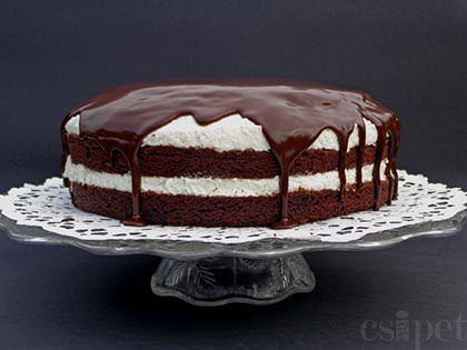 Túrós-csokis torta